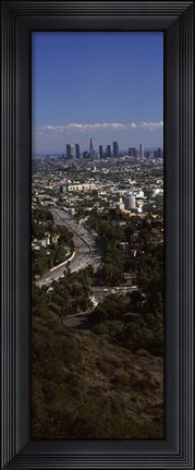 Framed Hollywood, Los Angeles, California (vertical) Print