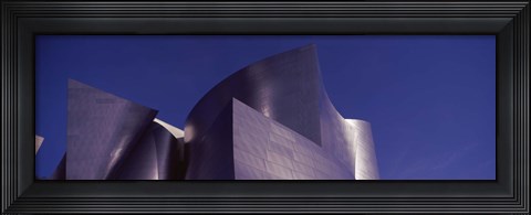Framed Walt Disney Concert Hall Building Against a Blue Sky, Los Angeles Print