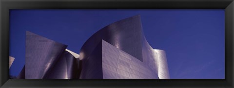 Framed Walt Disney Concert Hall Building Against a Blue Sky, Los Angeles Print