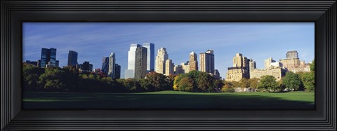 Framed Skyscrapers in a city, Central Park, Manhattan, New York City, New York State, USA 2010 Print