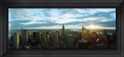 Framed Buildings in a city, Empire State Building, Manhattan, New York City, New York State, USA 2011 Print