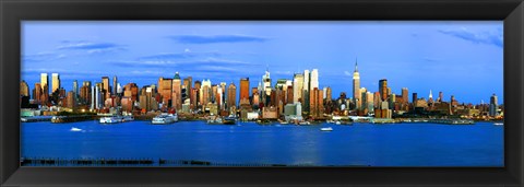 Framed Manhattan skyline, New York City, New York State, USA Print