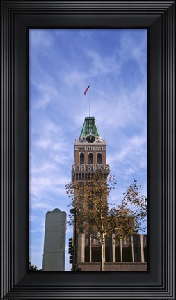 Framed Low angle view of an office building, Tribune Tower, Oakland, Alameda County, California, USA Print