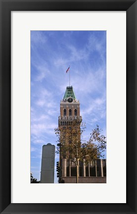 Framed Low angle view of an office building, Tribune Tower, Oakland, Alameda County, California, USA Print