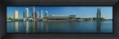 Framed Buildings at the waterfront, Tampa, Hillsborough County, Florida, USA Print
