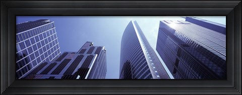 Framed Low angle view of skyscrapers, Chicago, Cook County, Illinois, USA Print