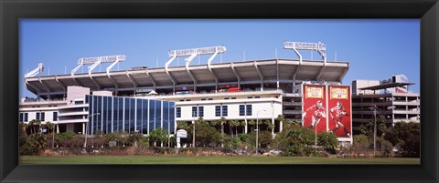 Framed Raymond James Stadium home of Tampa Bay Buccaneers, Tampa, Florida Print