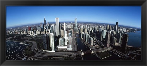 Framed Chicago Skyscrapers, Cook County, Illinois Print