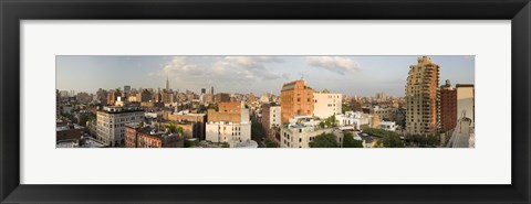 Framed Low rise buildings in a city, Manhattan, New York City, New York State, USA Print