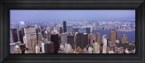 Framed High angle view of buildings in Manhattan, New York City Print