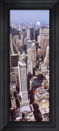 Framed MetLife and surrounding buildings, Manhattan, New York City, New York State, USA Print
