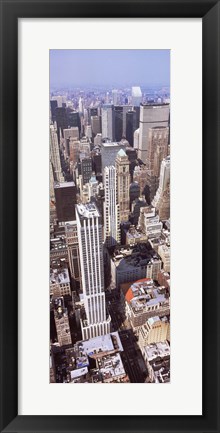 Framed MetLife and surrounding buildings, Manhattan, New York City, New York State, USA Print