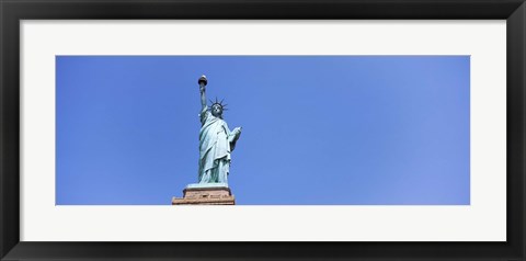 Framed Statue Of Liberty (horizontal), Liberty Island, New York City, New York State Print