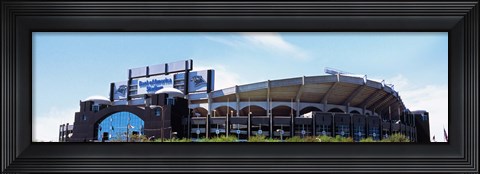 Framed Football stadium in a city, Bank of America Stadium, Charlotte, Mecklenburg County, North Carolina, USA Print