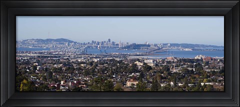 Framed Oakland, San Francisco Bay, San Francisco, California Print