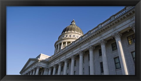 Framed Utah State Capitol Building, Salt Lake City, Utah Print