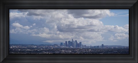 Framed Cloudy Sky Over Los Angeles Print