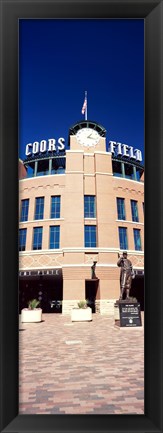 Framed Facade of a baseball stadium, Coors Field, Denver, Denver County, Colorado, USA Print