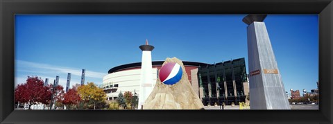 Framed Pepsi Center, Denver, Denver County, Colorado Print