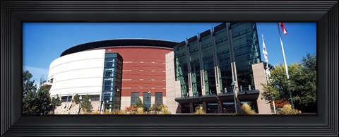 Framed Building in a city, Pepsi Center, Denver, Colorado Print