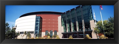 Framed Building in a city, Pepsi Center, Denver, Colorado Print