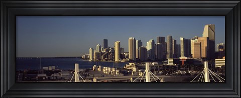 Framed Buildings in a city, Miami, Florida, USA Print