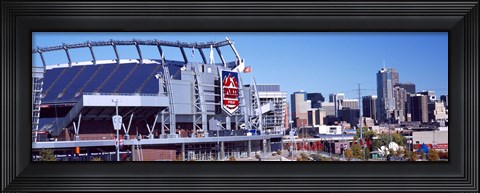 Framed Sports Authority Field at Mile High, Denver, Colorado Print
