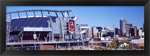 Framed Sports Authority Field at Mile High, Denver, Colorado Print