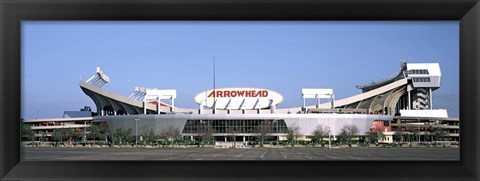 Framed Football stadium, Arrowhead Stadium, Kansas City, Missouri Print