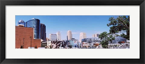 Framed Jazz District, Kansas City, Missouri Print