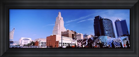Framed Street art at Jazz District, Kansas City, Missouri Print