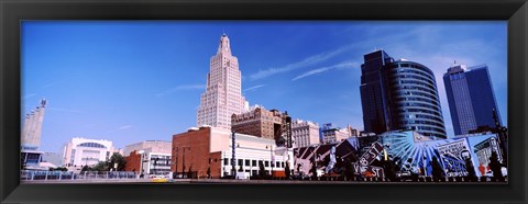 Framed Street art at Jazz District, Kansas City, Missouri Print