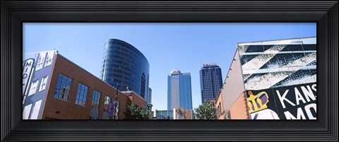 Framed Street art at Downtown Kansas City, Missouri, USA Print
