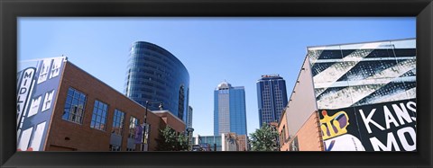 Framed Street art at Downtown Kansas City, Missouri, USA Print