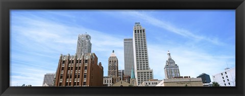 Framed DowntownTulsa skyline, Oklahoma Print