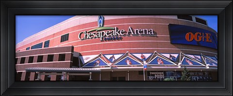 Framed Low angle view of a stadium, Chesapeake Energy Arena, Oklahoma City, Oklahoma, USA Print