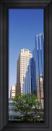 Framed Reflection on BMO Bank building, Oklahoma City, Oklahoma, USA Print