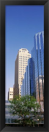 Framed Reflection on BMO Bank building, Oklahoma City, Oklahoma, USA Print