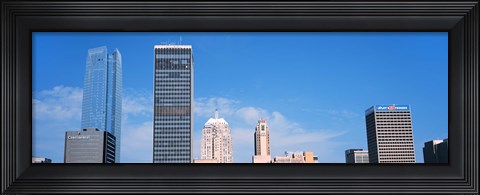 Framed Downtown skyline, Devon Tower, Oklahoma City, Oklahoma, USA Print