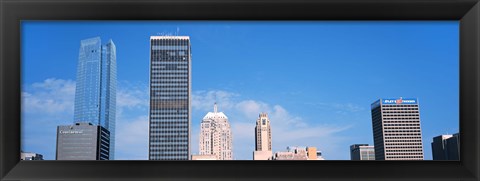 Framed Downtown skyline, Devon Tower, Oklahoma City, Oklahoma, USA Print