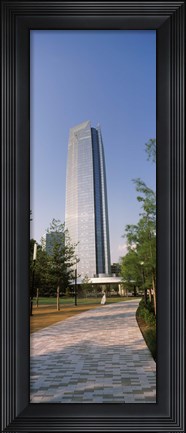 Framed Devon Tower, Downtown Oklahoma City, Oklahoma Print