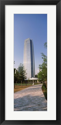 Framed Devon Tower, Downtown Oklahoma City, Oklahoma Print