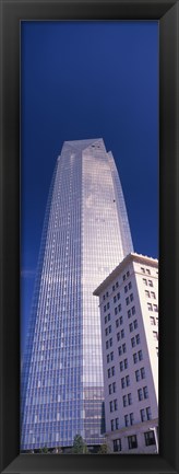 Framed Low angle view of the Devon Tower, Oklahoma City, Oklahoma Print