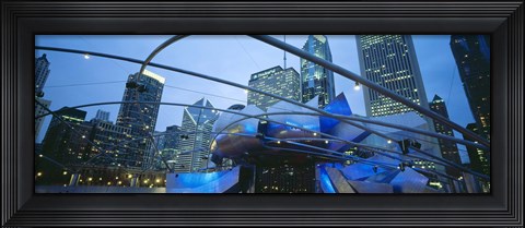 Framed Jay Pritzker Pavilion, Millennium Park, Chicago, Illinois Print