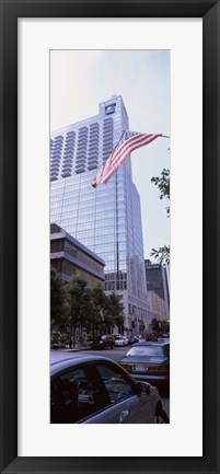 Framed Skyscraper in a city, PNC Plaza, Raleigh, Wake County, North Carolina, USA Print