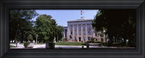 Framed Government building in a city, City Hall, Raleigh, Wake County, North Carolina, USA Print