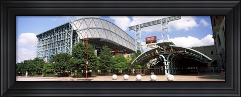 Framed Baseball field, Minute Maid Park, Houston, Texas, USA Print
