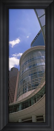 Framed Low angle view of a building, Chevron Building, Houston, Texas Print