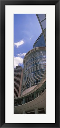 Framed Low angle view of a building, Chevron Building, Houston, Texas Print