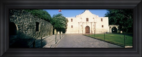 Framed Facade of a building, The Alamo, San Antonio, Texas Print